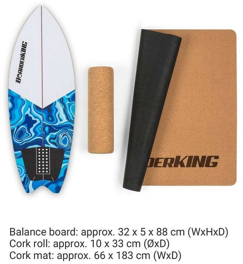 BoarderKing Wave Balance Board Set 3 pcsSurf BoarderKing Wave Balance Board Set 3 pcs